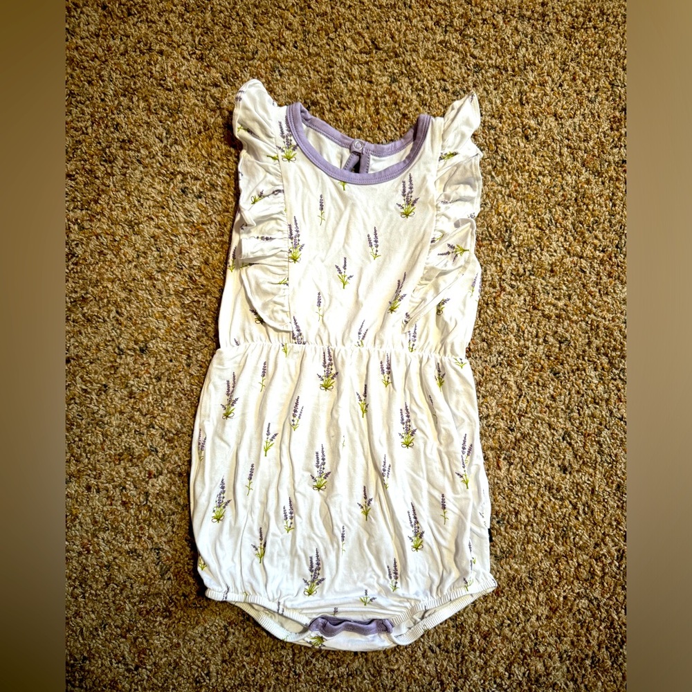 Kyte Baby Bubble Romper in Lavender size 2T